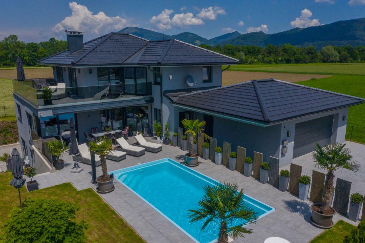 Luxurioese Penthaus Wohnung Anif Kültér fotó