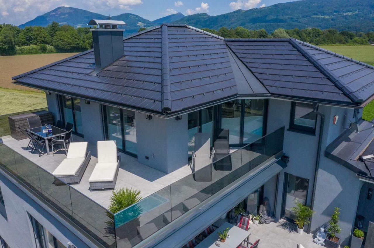 Luxurioese Penthaus Wohnung Anif Kültér fotó